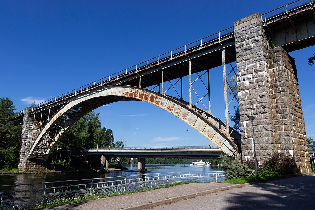 Heinolan Jyrängön rautatiesilta. Kuva: Visit Heinola.