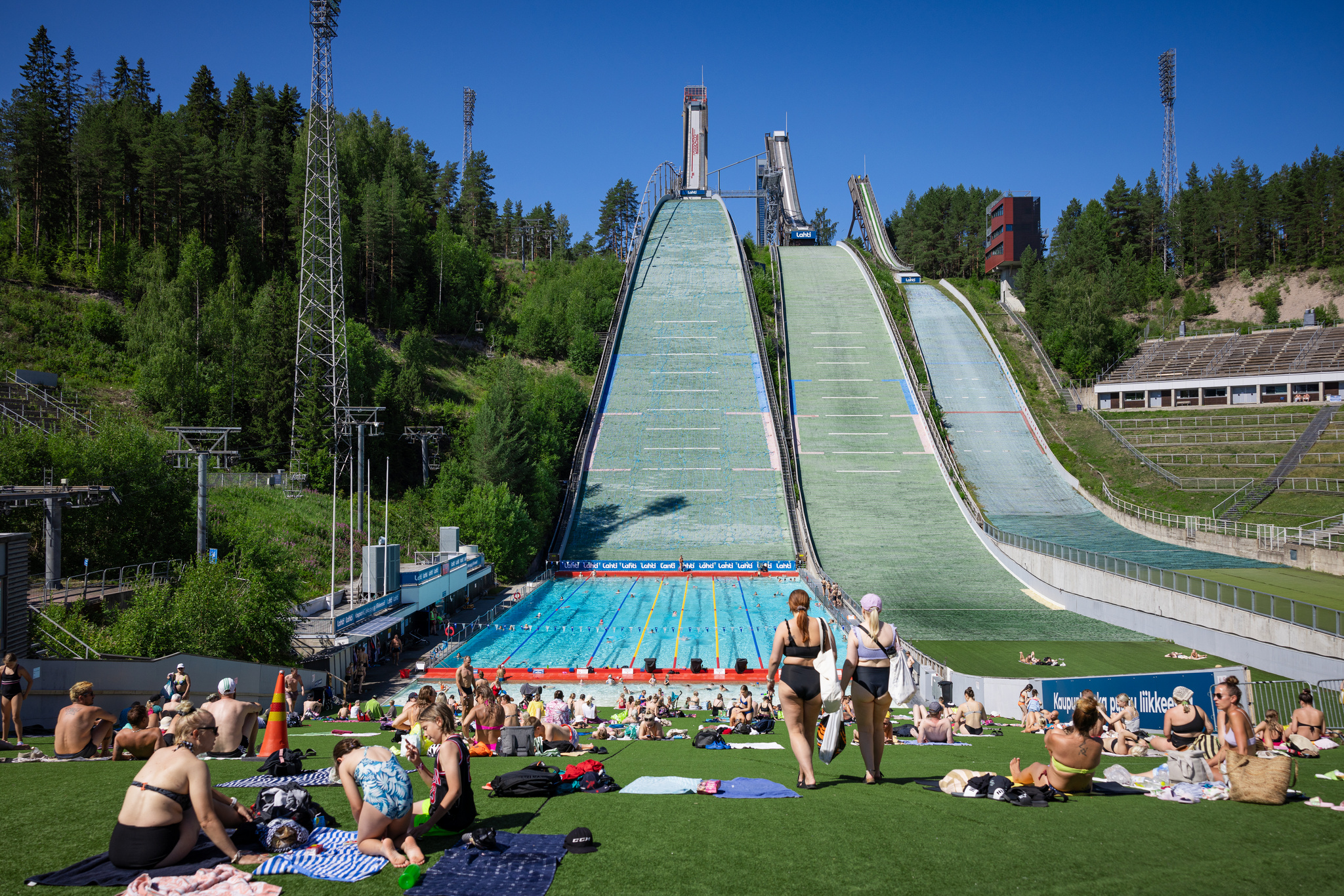 Lahden maauimala 50-Vuotta. Kuva: Lahden kaupunki.